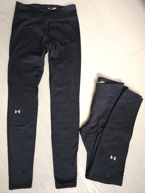 Under Armour ColdGear Base 3.0 Leggings – Bundle of 2 – XS – Thermal Base Layer